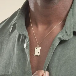 Histoire d'Or Pendentif Sirona Parchemin Message Or Jaune Discount