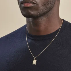 Histoire d'Or Pendentif Sirona Parchemin Message Or Jaune New