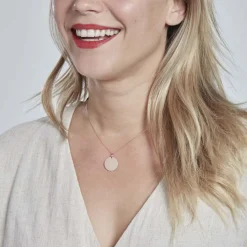 Histoire d'Or Pendentif Sirona Pastille Gravable Or Rose Online