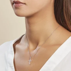 Histoire d'Or Pendentif Tifene Argent Blanc Online