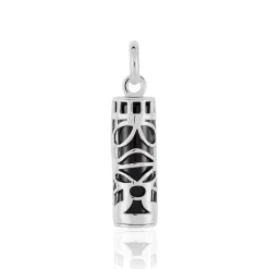 Histoire d'Or Pendentif Tiki Argent Blanc Onyx Best