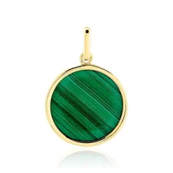 Histoire d'Or Pendentif Ultane Or Jaune Malachite or jaune malachite vert New
