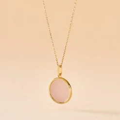 Histoire d'Or Pendentif Ultane Or Jaune Calcédoine or jaune calcédoine pêche Outlet