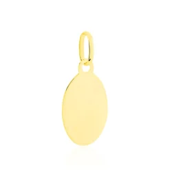 Histoire d'Or Pendentif Vierge Ovale Or Bicolore New