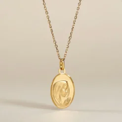 Histoire d'Or Pendentif Vierge Ovale Or Jaune Outlet