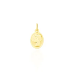 Histoire d'Or Pendentif Vierge Ovale Or Jaune Hot