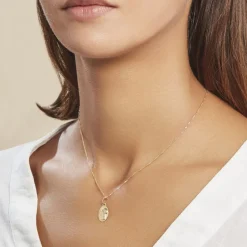 Histoire d'Or Pendentif Vierge Ovale Or Jaune Hot
