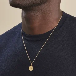 Histoire d'Or Pendentif Vierge Rond Diamante Or Jaune Online