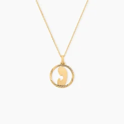 Histoire d'Or Pendentif Vierge Rond Diamante Or Jaune Online