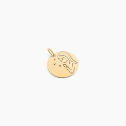Histoire d'Or Pendentif Vierge Rond Or Jaune Clearance