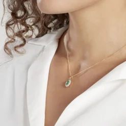 Histoire d'Or Pendentif Vladimir Or Jaune Rubis Diamants or jaune emeraude Clearance