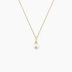 Histoire d'Or Pendentif Yoela Or Jaune Perle De Culture Discount