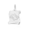 Histoire d'Or Pendentif Zodiaque Parchemin Argent Blanc Best
