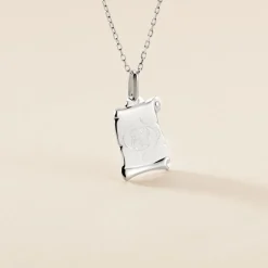 Histoire d'Or Pendentif Zodiaque Parchemin Argent Blanc Best