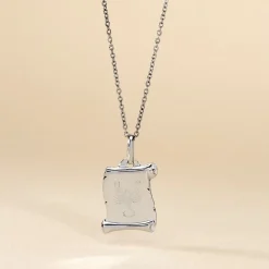 Histoire d'Or Pendentif Zodiaque Parchemin Argent Blanc Best