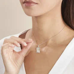 Histoire d'Or Pendentif Zodiaque Parchemin Argent Blanc Best