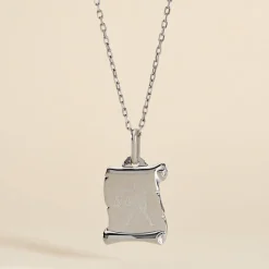 Histoire d'Or Pendentif Zodiaque Parchemin Argent Blanc Outlet