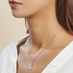 Histoire d'Or Pendentif Zodiaque Parchemin Argent Blanc Clearance