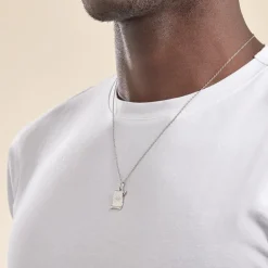 Histoire d'Or Pendentif Zodiaque Parchemin Argent Blanc Outlet