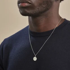 Histoire d'Or Pendentif Zodiaque Rond Argent Blanc Hot