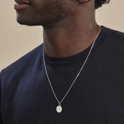 Histoire d'Or Pendentif Zodiaque Rond Argent Blanc Hot