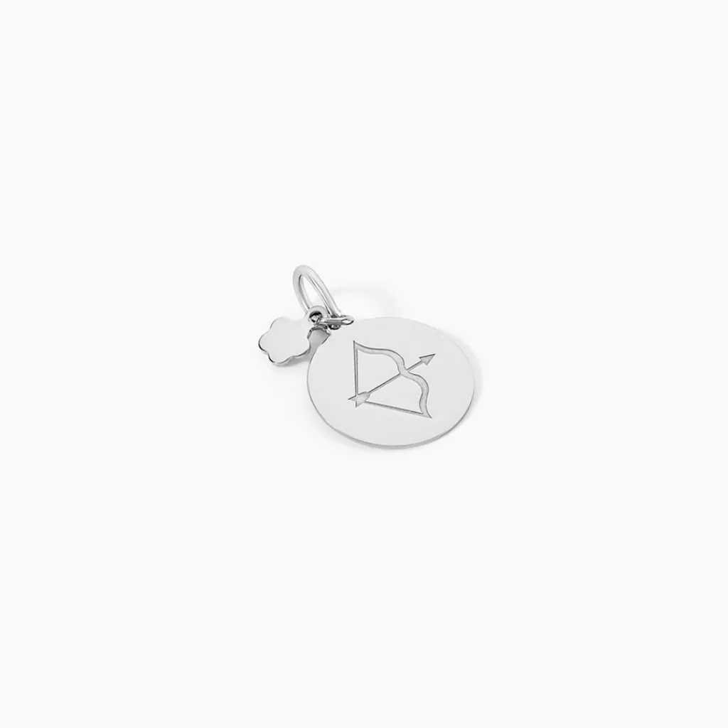 Histoire d'Or Pendentif Zodiaque Rond Argent Blanc Clearance