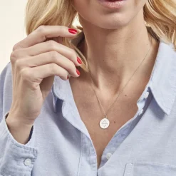 Histoire d'Or Pendentif Zodiaque Rond Argent Blanc Clearance