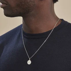 Histoire d'Or Pendentif Zodiaque Rond Argent Blanc