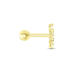Histoire d'Or Piercing Andryale Or Jaune Oxyde Hot