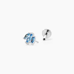 Histoire d'Or Piercing Cathia Argent Blanc Oxyde De Zirconium Discount