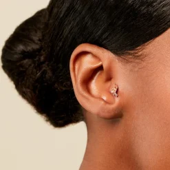 Histoire d'Or Piercing Claudelle Argent Blanc Oxyde De Zirconium Discount