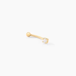 Histoire d'Or Piercing Cletis Or Jaune Oxyde De Zirconium Outlet