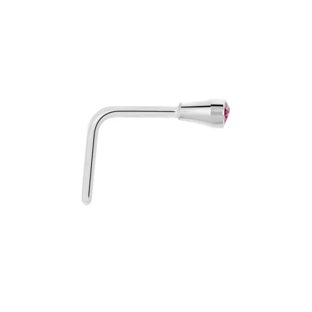 Histoire d'Or Piercing De Nez Fethi Serti Clos Or Blanc Oxyde De Zirconium Best