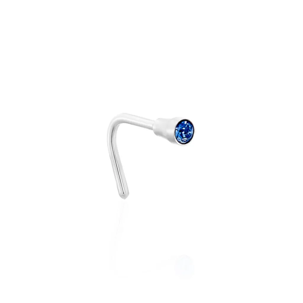 Histoire d'Or Piercing De Nez Fethi Serti Clos Or Blanc Oxyde De Zirconium Discount