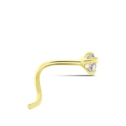 Histoire d'Or Piercing De Nez De Zirconium or jaune oxyde Discount