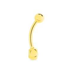 Histoire d'Or Piercing De Nombril Jan Or Jaune Oxyde De Zirconium Outlet