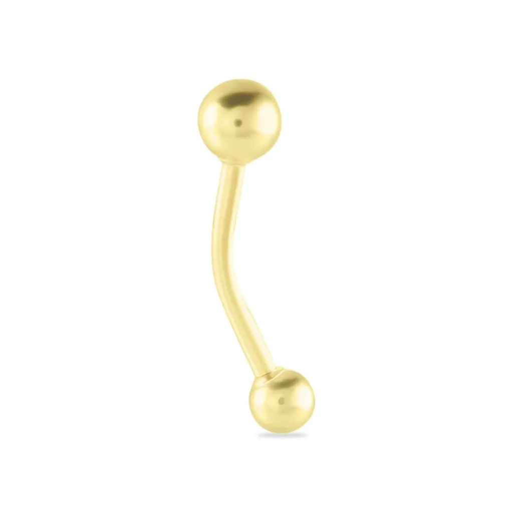 Histoire d'Or Piercing De Nombril Or Jaune Arenaria New