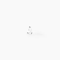 Histoire d'Or Piercing D'oreille Lourdes Argent Blanc Oxyde De Zirconium Sale