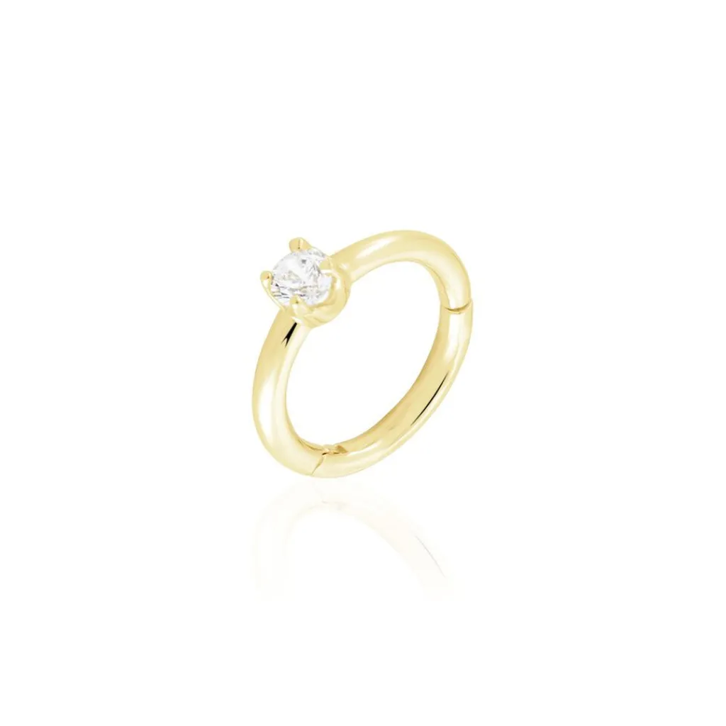 Histoire d'Or Piercing D'oreille Or Jaune Ailantie Oxyde De Zirconium Outlet