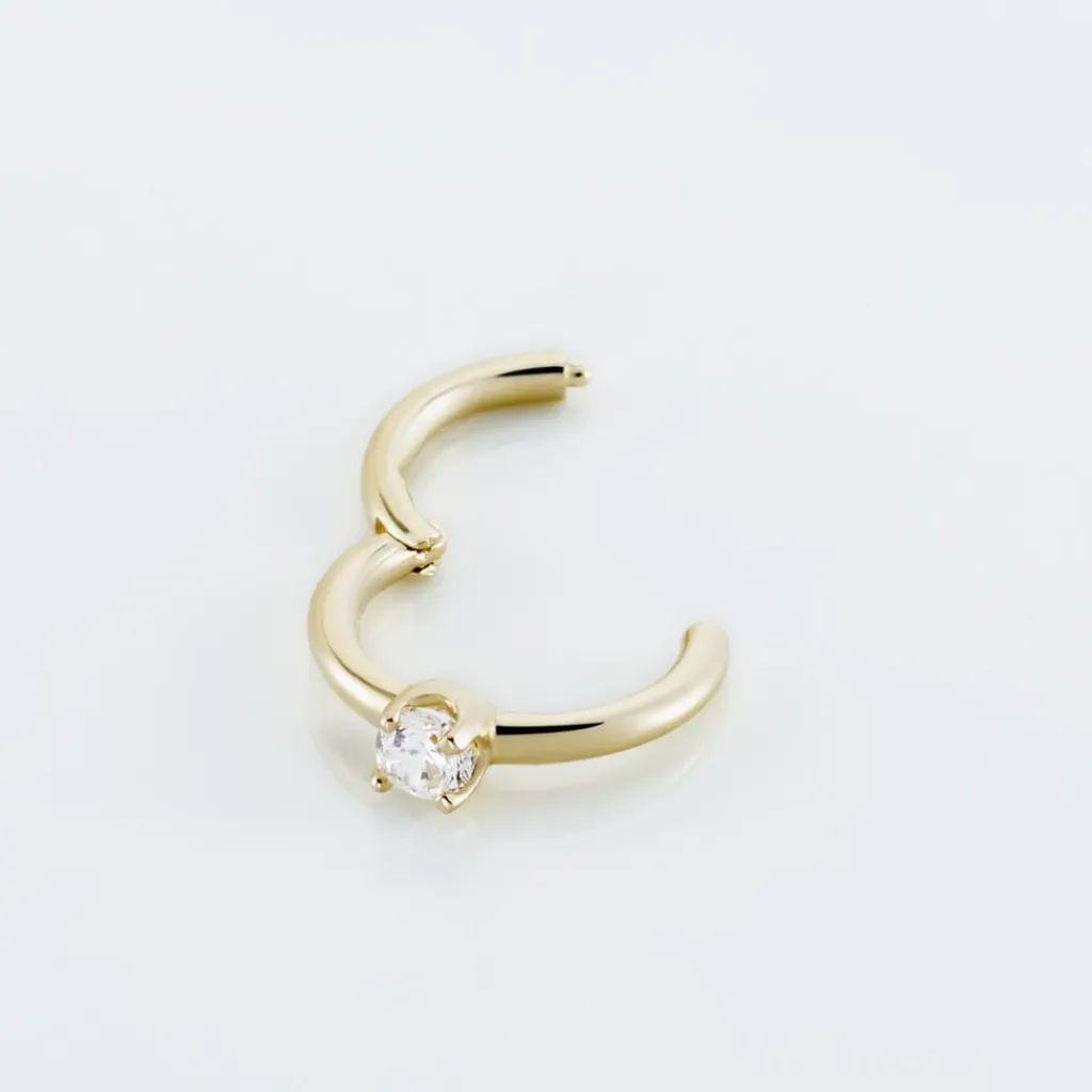 Histoire d'Or Piercing D'oreille Or Jaune Ailantie Oxyde De Zirconium Outlet