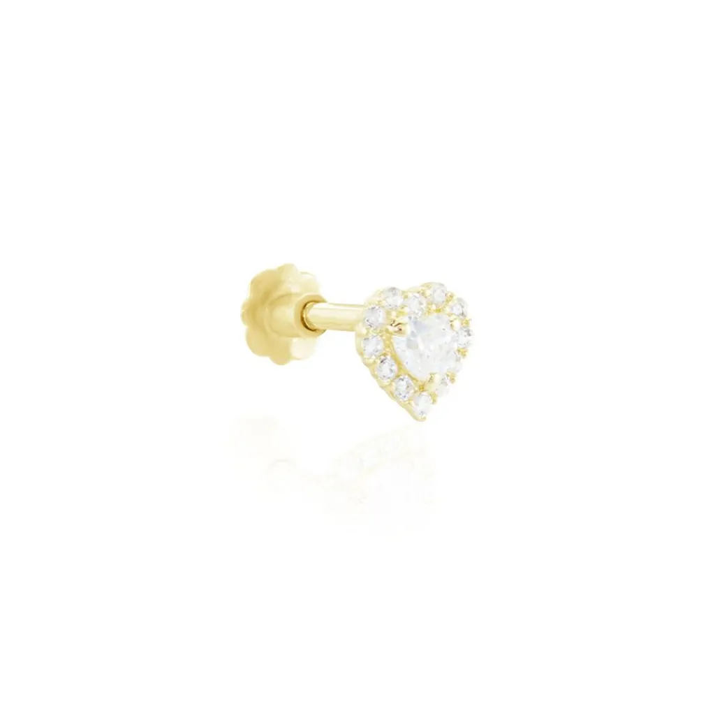 Histoire d'Or Piercing D'oreille Or Jaune Mirabia Oxydes De Zirconium Outlet