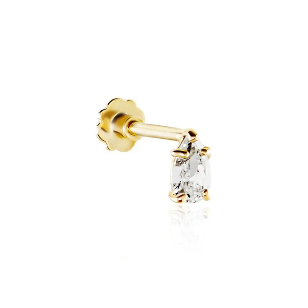 Histoire d'Or Piercing D'oreille Or Jaune Artemia Oxyde De Zirconium Discount