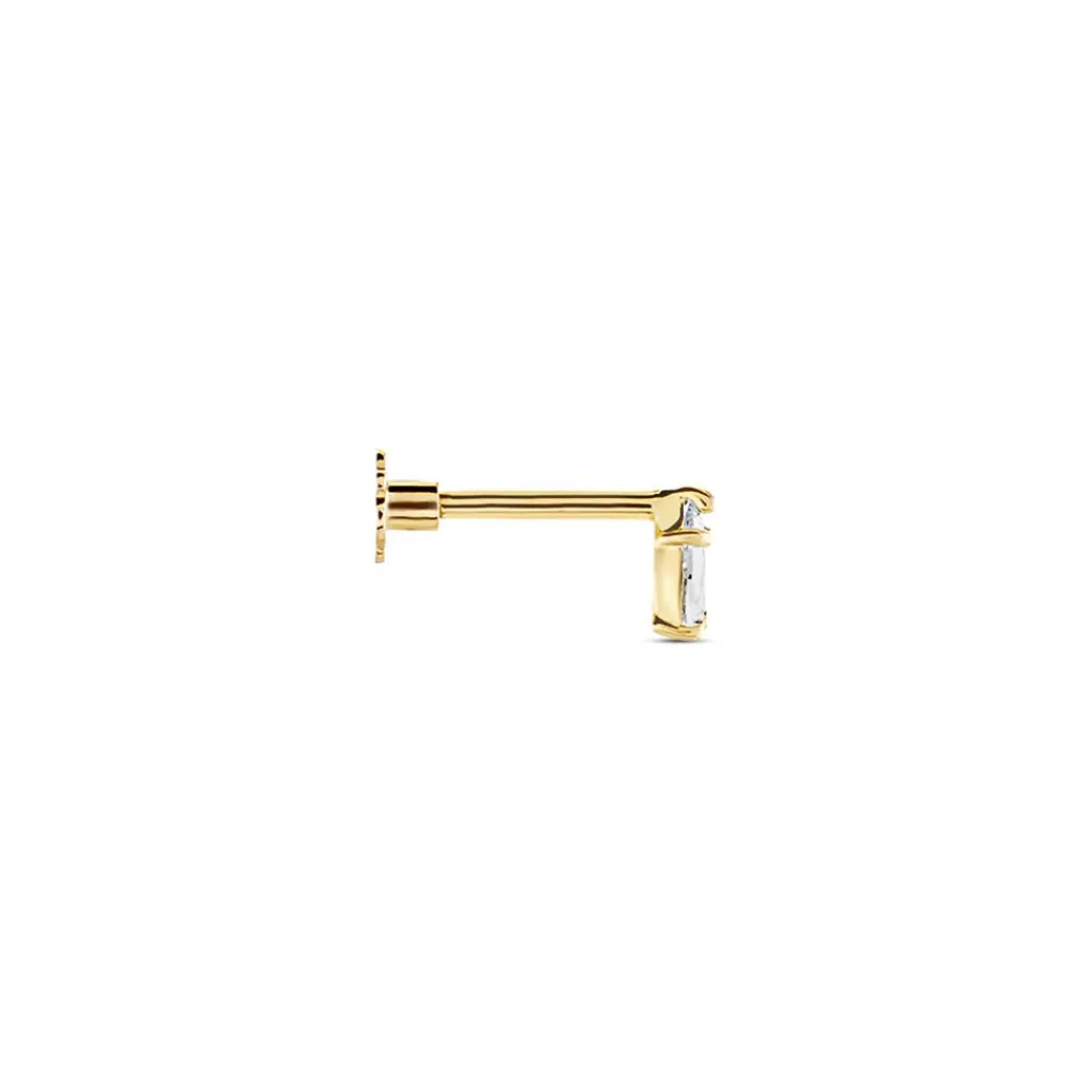 Histoire d'Or Piercing D'oreille Or Jaune Artemia Oxyde De Zirconium Discount