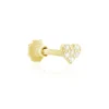 Histoire d'Or Piercing D'oreille Or Jaune Adasonia Oxydes De Zirconium Hot