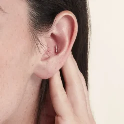 Histoire d'Or Piercing D'oreille Unitaire Argent Percival Oxyde De Zirconium Hot