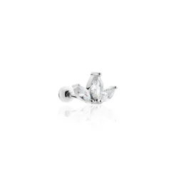 Histoire d'Or Piercing D'oreille Unitaire Argent Père Oxyde De Zirconium Outlet