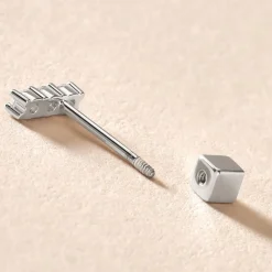 Histoire d'Or Piercing D'oreille Unitaire Argent Gauri Oxyde De Zirconium Sale