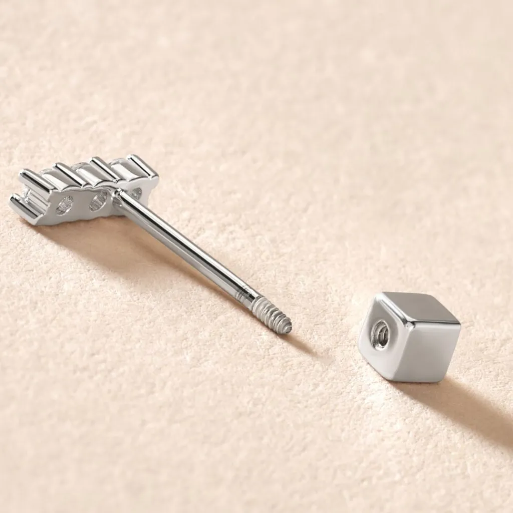 Histoire d'Or Piercing D'oreille Unitaire Argent Gauri Oxyde De Zirconium Sale