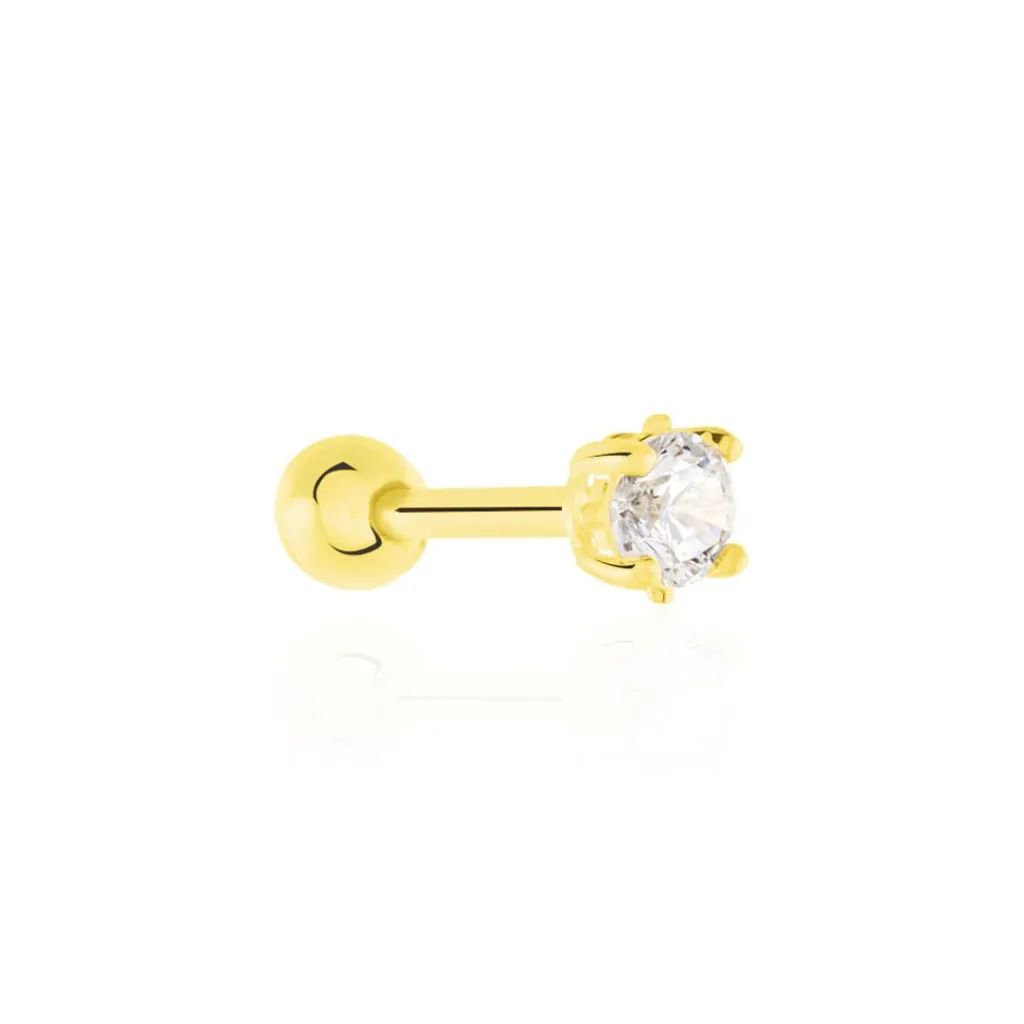 Histoire d'Or Piercing D'oreilles Joanina De Zirconium or jaune oxyde Best