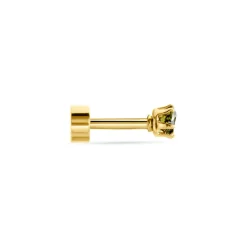 Histoire d'Or Piercing D'oreilles Unitaire Acier Doré Piia Oxyde De Zirconium acier doré oxyde kaki Sale